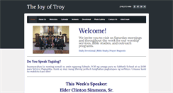 Desktop Screenshot of joyoftroy.com