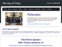 Tablet Screenshot of joyoftroy.com